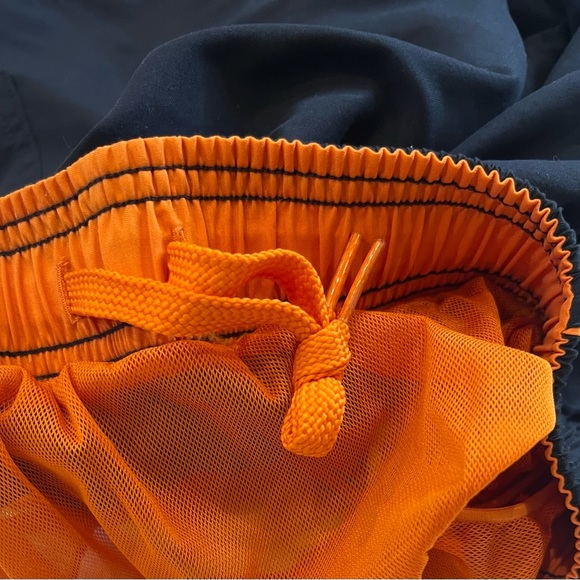Speedo youth boys swim trunk orange and blue size medium - Picture 5 of 7